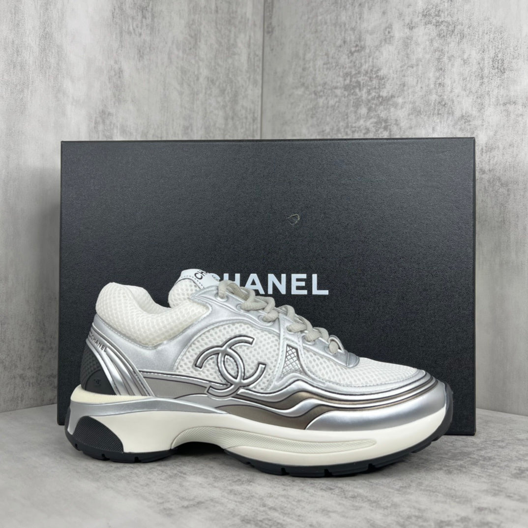 Chanel CC "Silver-White"
