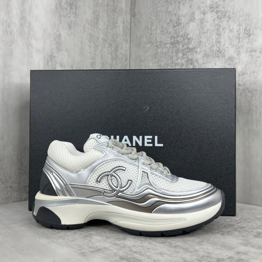 Chanel CC "Silver-White"