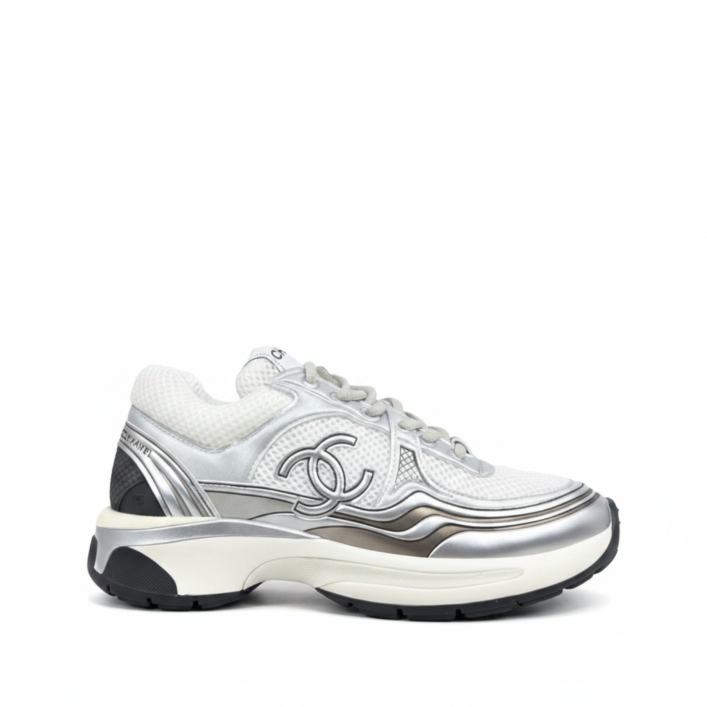 Chanel CC "Silver-White"