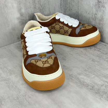 Gucci Screener Double "Beige-Brown Monogram"