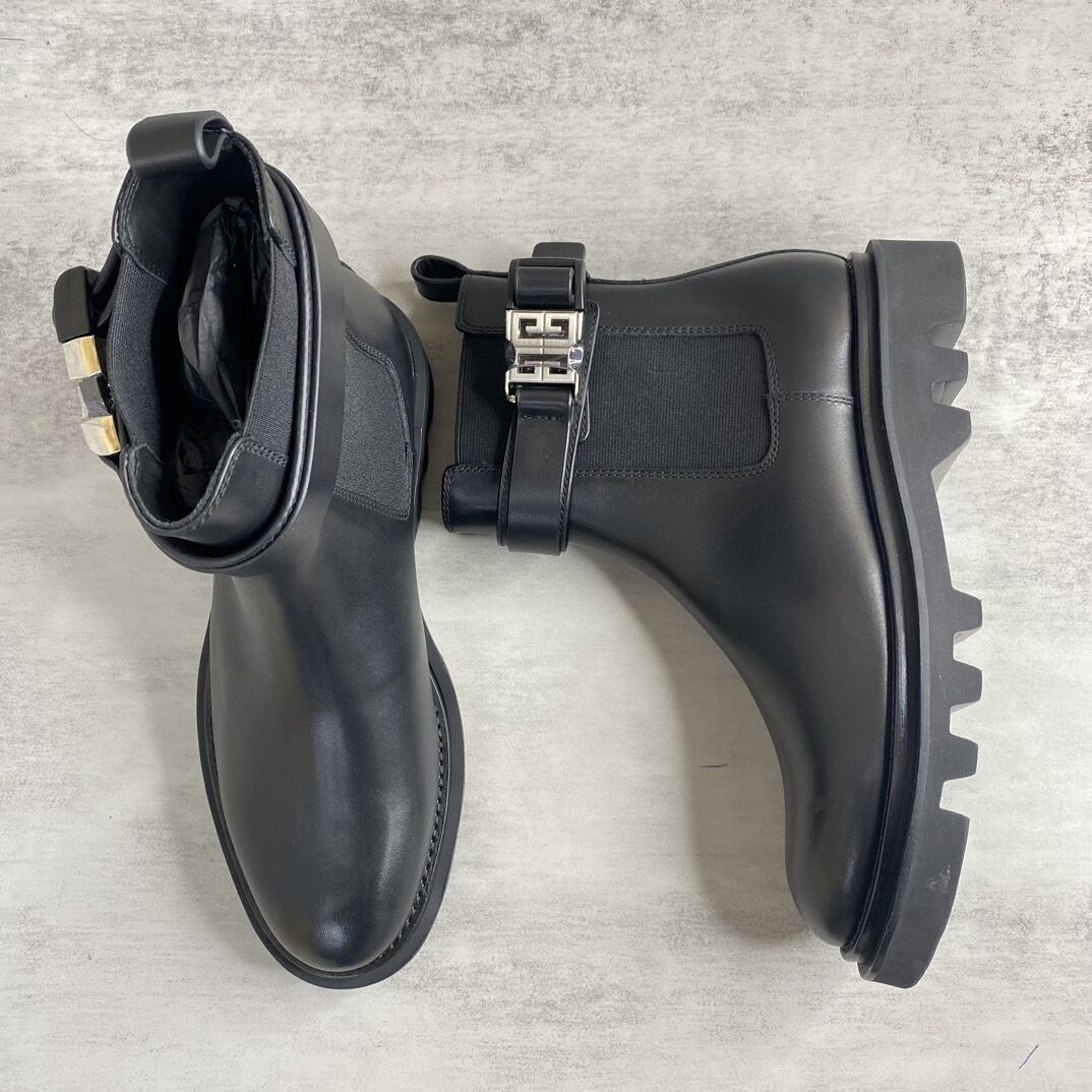 Givenchy Leather Chelsea Boots Ankle-Lock