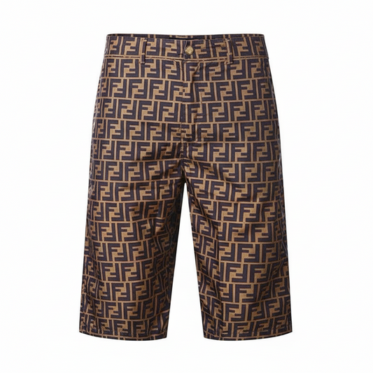 Fendi FF Monogram Shorts "Beige"