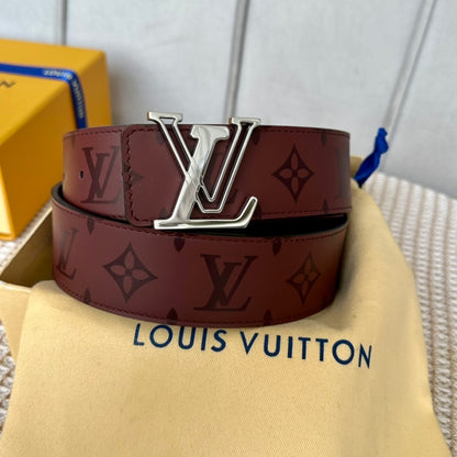 Louis Vuitton Reversible Dimension Leather Belt "Brown" and "Black"