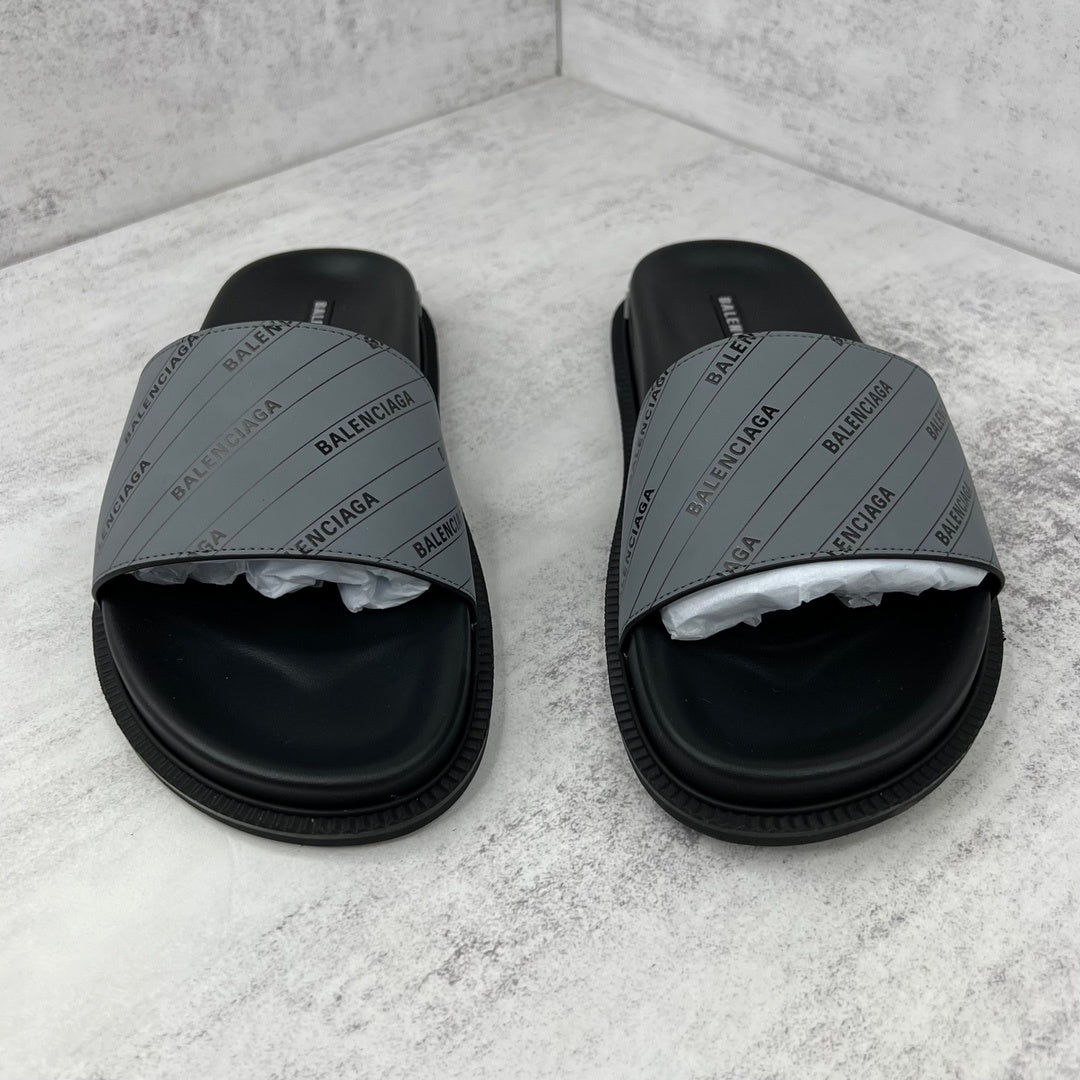 Balenciaga Slides "Black-Grey"