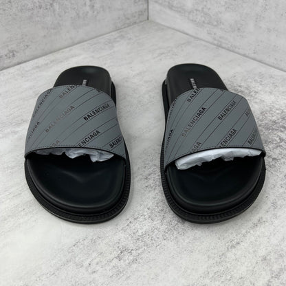 Balenciaga Slides "Black-Grey"