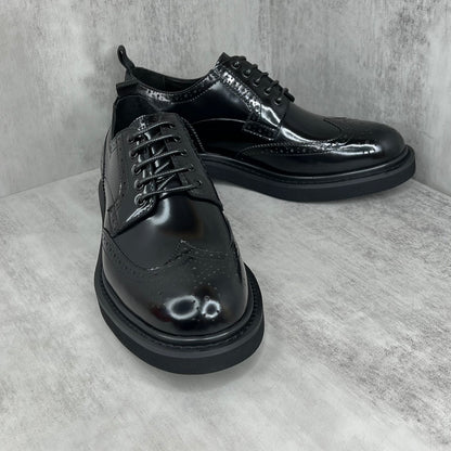 Dior Leather Oxford Shoes "Black"
