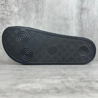 Gucci Tiger Slides "Black-Beige"