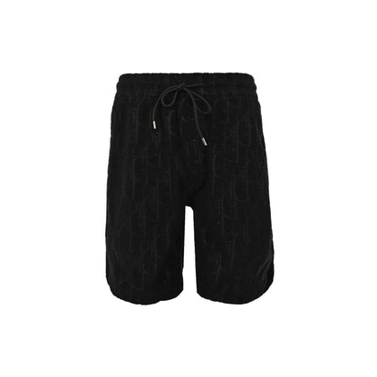 Dior Monogram Jacquard Toweling Shorts "Black"