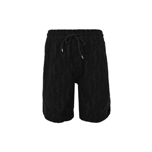 Dior Monogram Jacquard Toweling Shorts "Black"