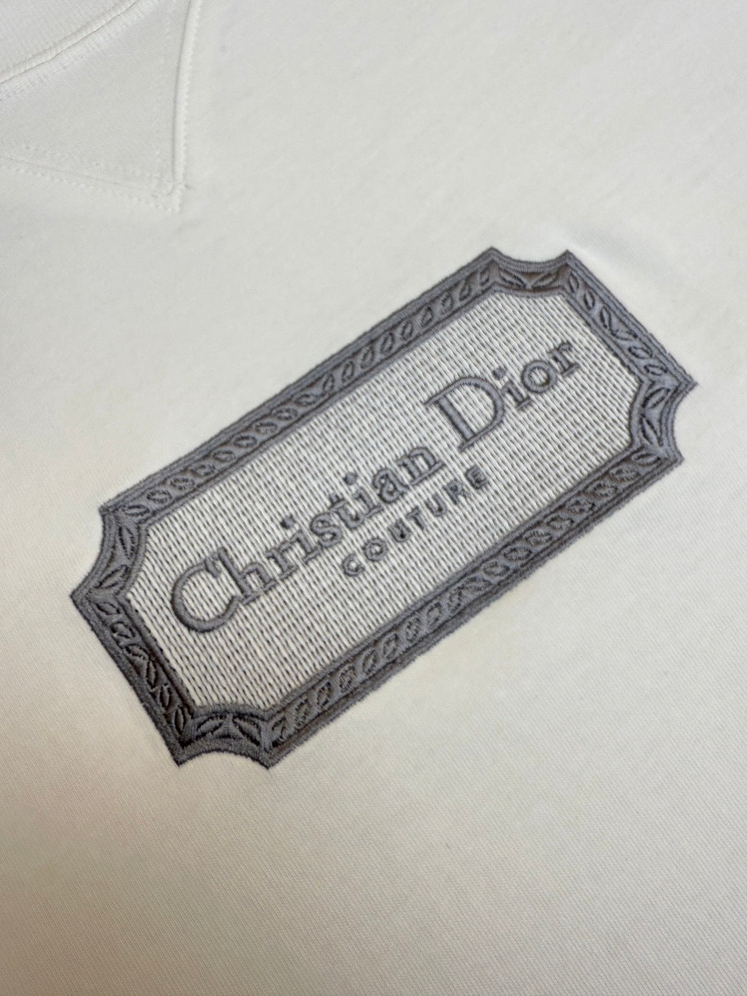 Dior Christian Dior Couture T-Shirt "White Cotton Jersey"
