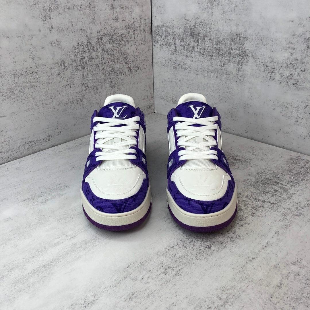 Louis Vuitton Trainers "Purple-White"