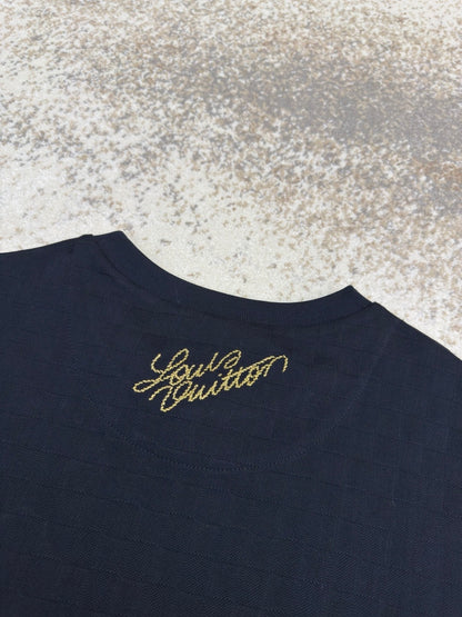 Louis Vuitton Signature Patch Cotton T-Shirt "Black"