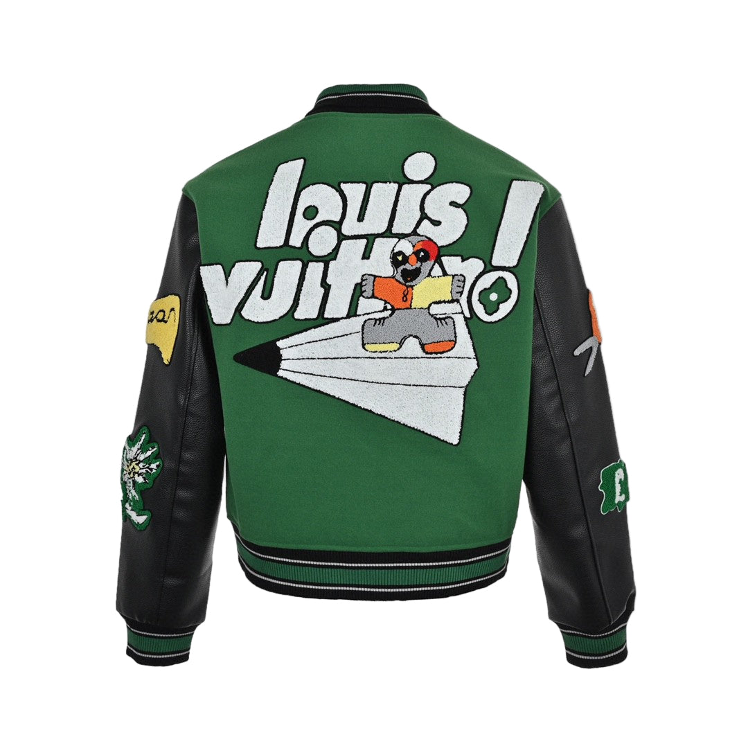Louis Vuitton Varsity Bomber Jacket "Green"