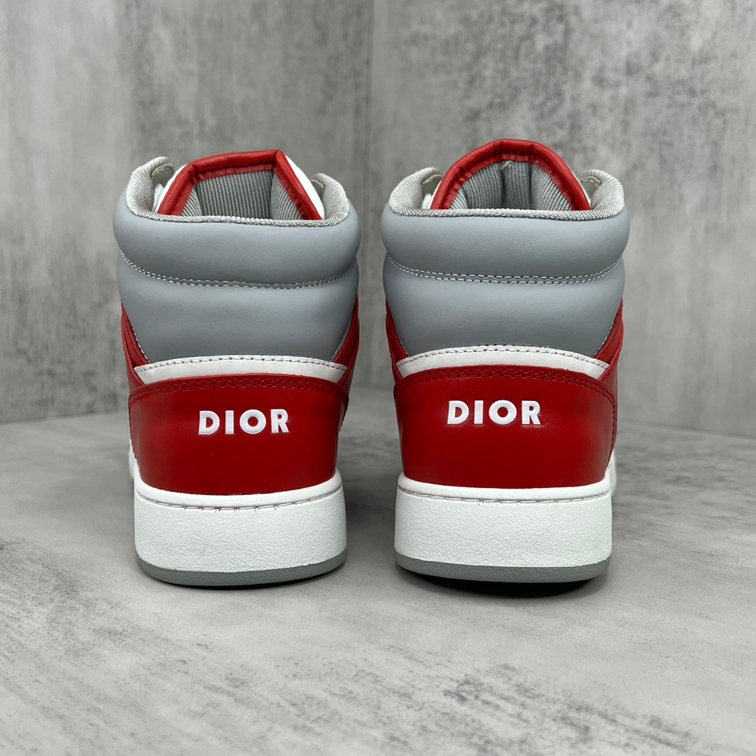 Dior B27 High-Top "White-Red-Beige"