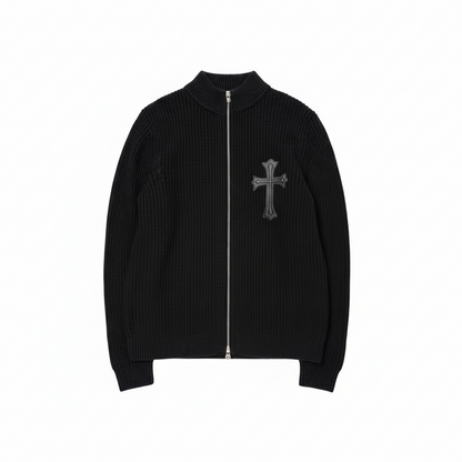 Chrome Hearts Large Cross Cashmere Knit "Black"