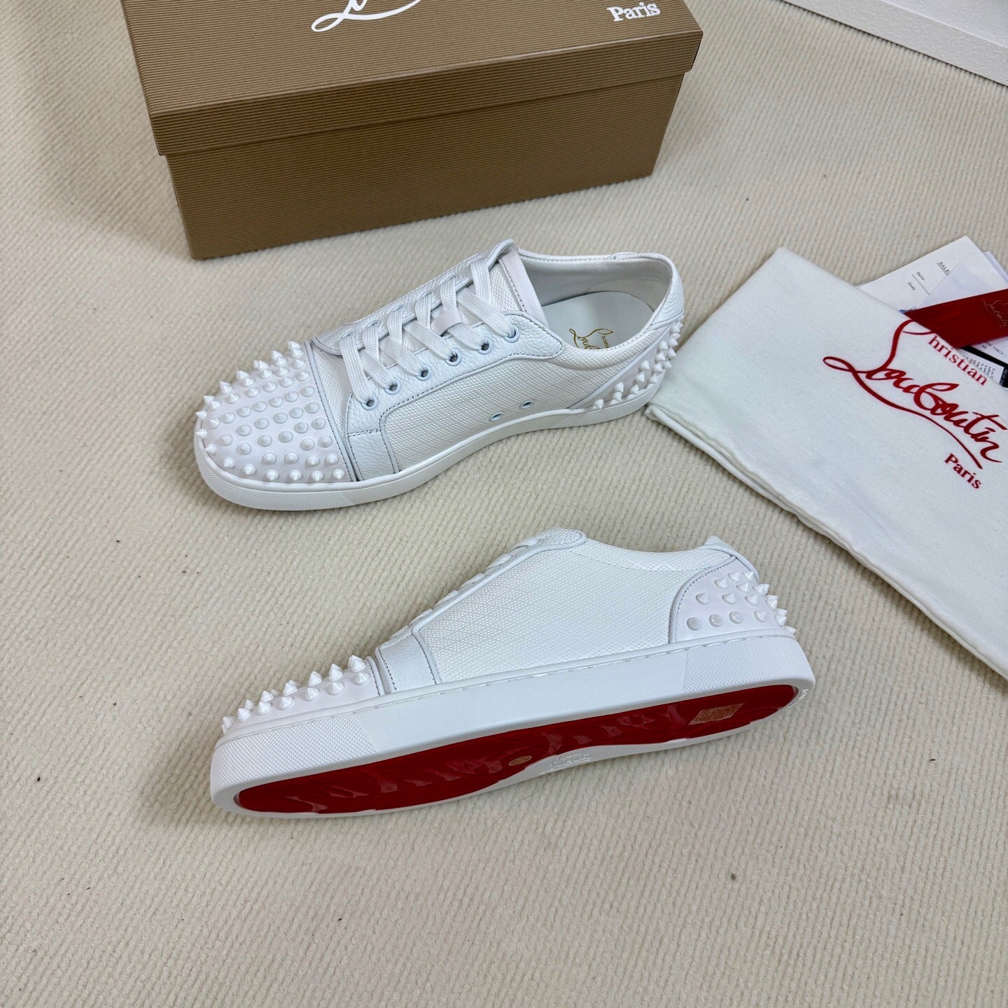 Christian Louboutin Seavaste 2 Orlato Flat "White"