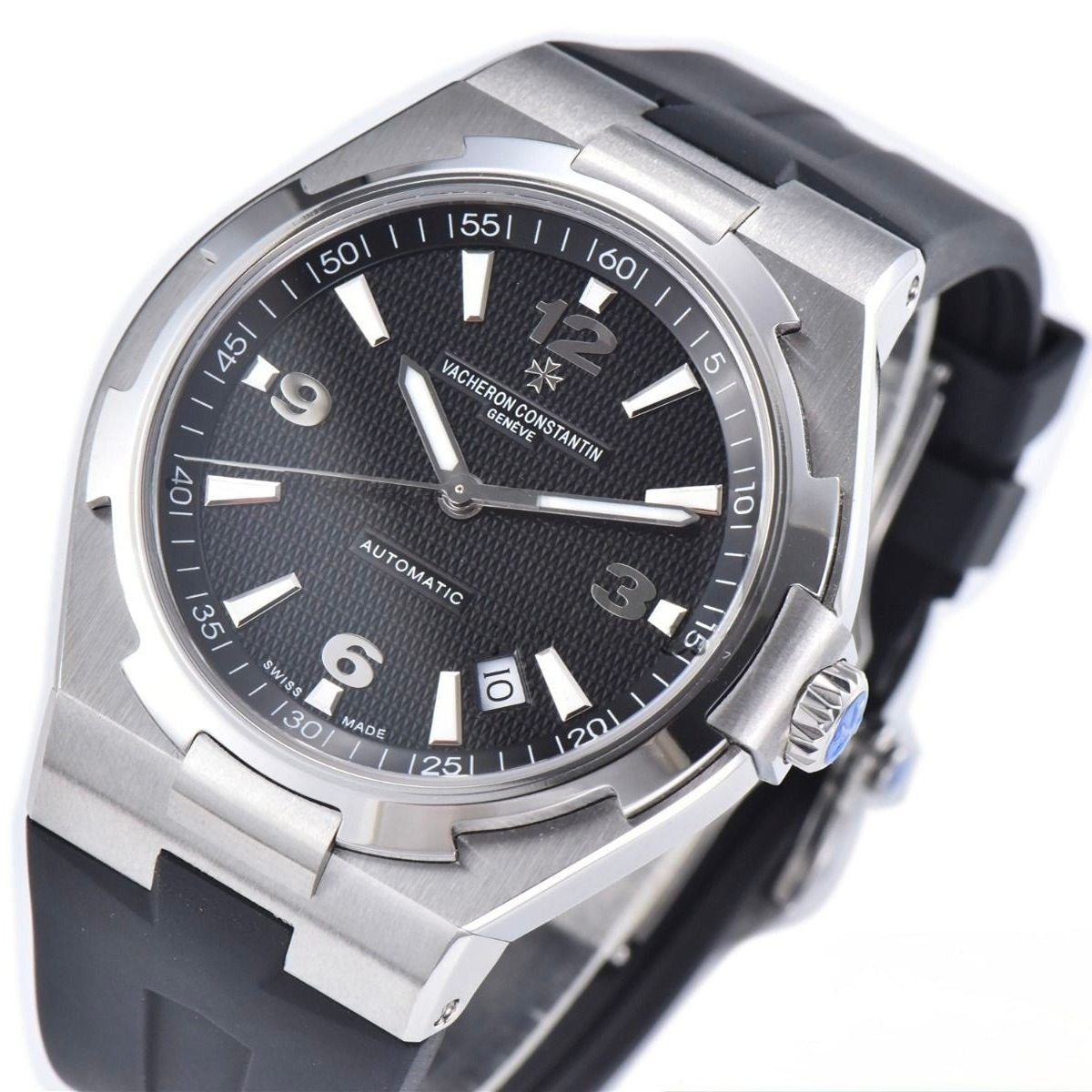 Vacheron Constantin Overseas 42mm Black Rubber Strap Black Dial