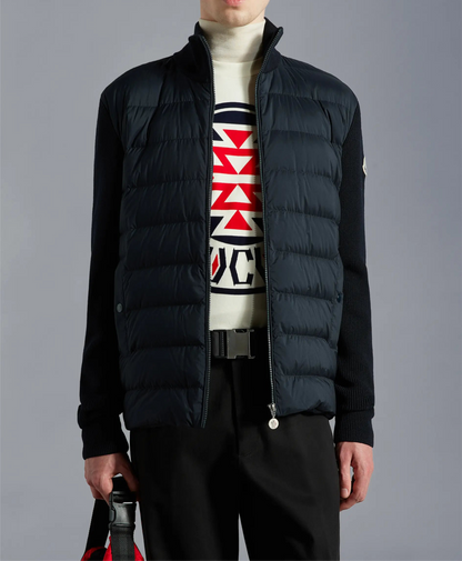 Moncler Hybrid Down Top "Black"