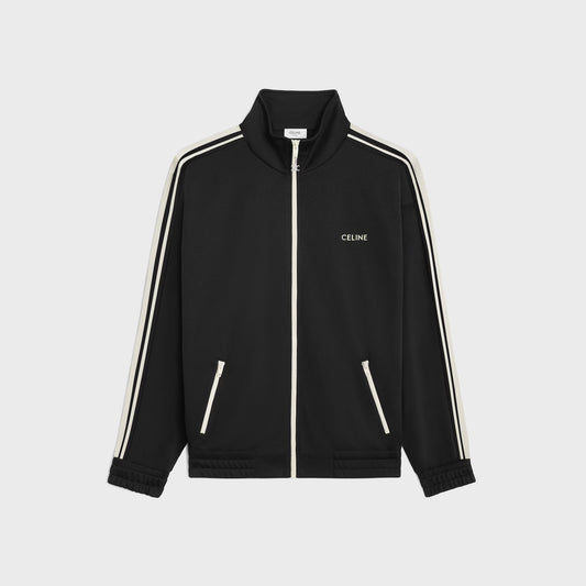 Celine Tracksuit Zip-Up Hoodie "Black"