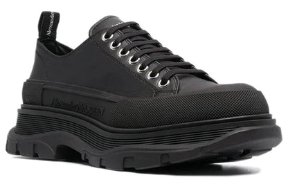 Alexander McQueen Tread Slick Leather Low "Black"