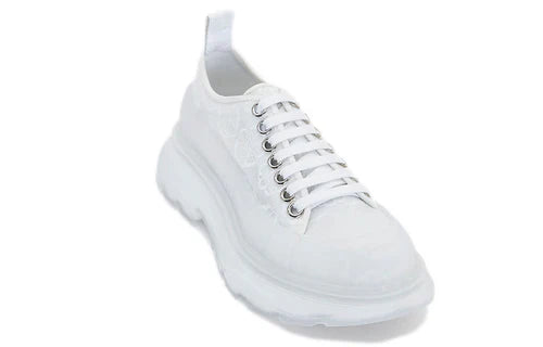 Alexander McQueen Tread Slick Low "White Transparent"