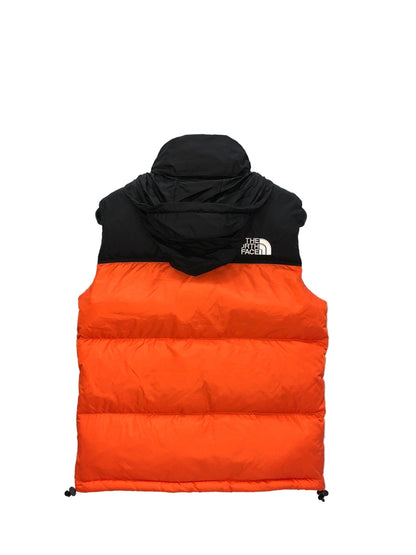 The North Face Nuptse 700 Down Vest "Orange-Black"