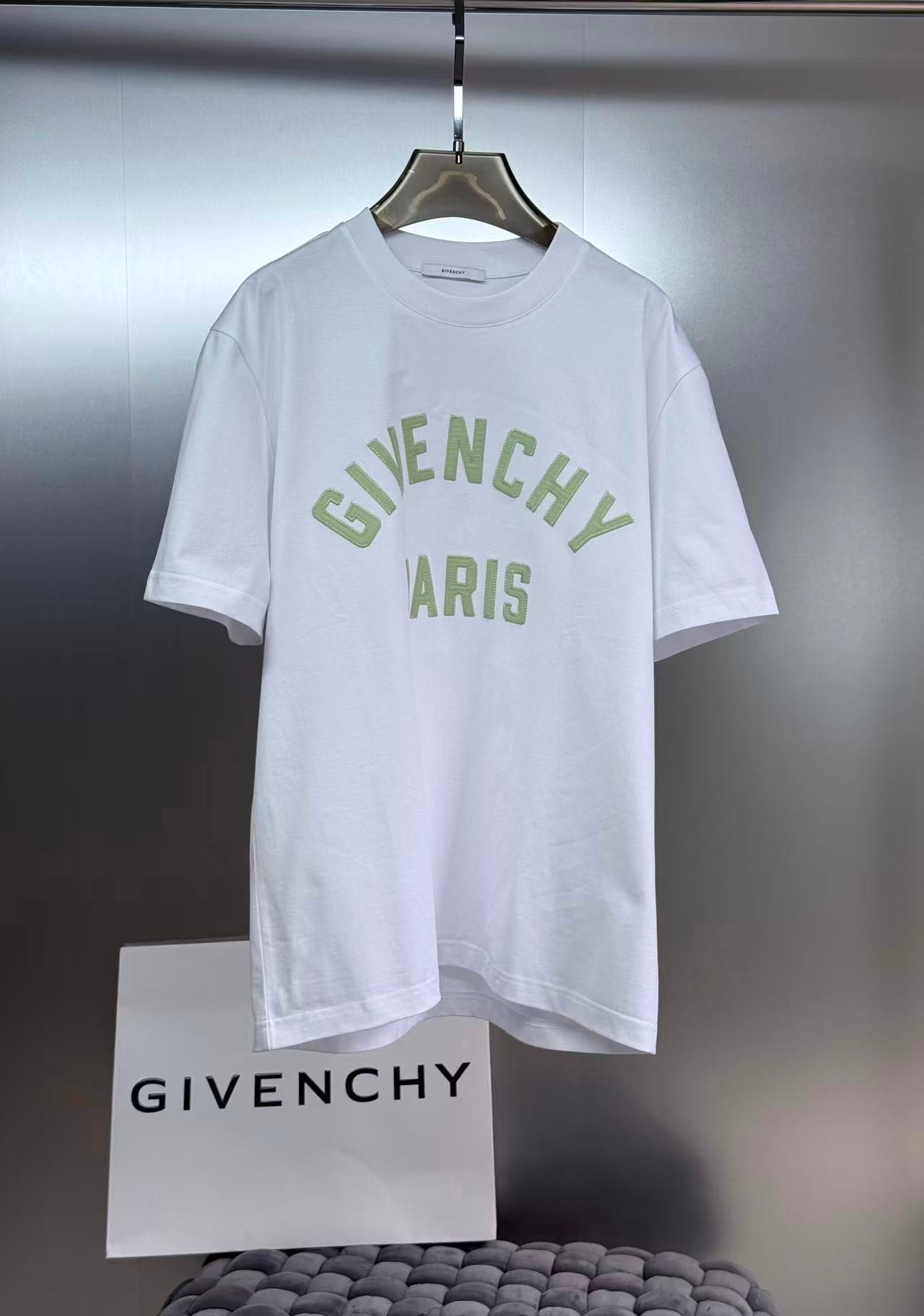 Givenchy Emrboidered Logo T-Shirt "White"