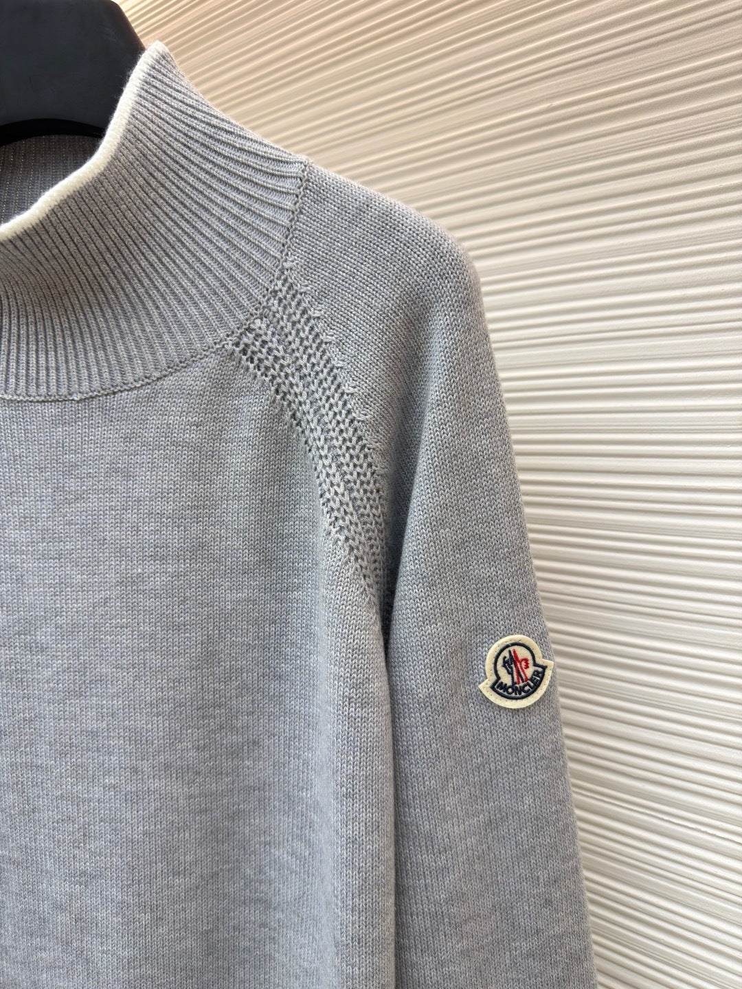 Moncler Alpaca & Wool Blend Turtleneck Sweater "Grey"