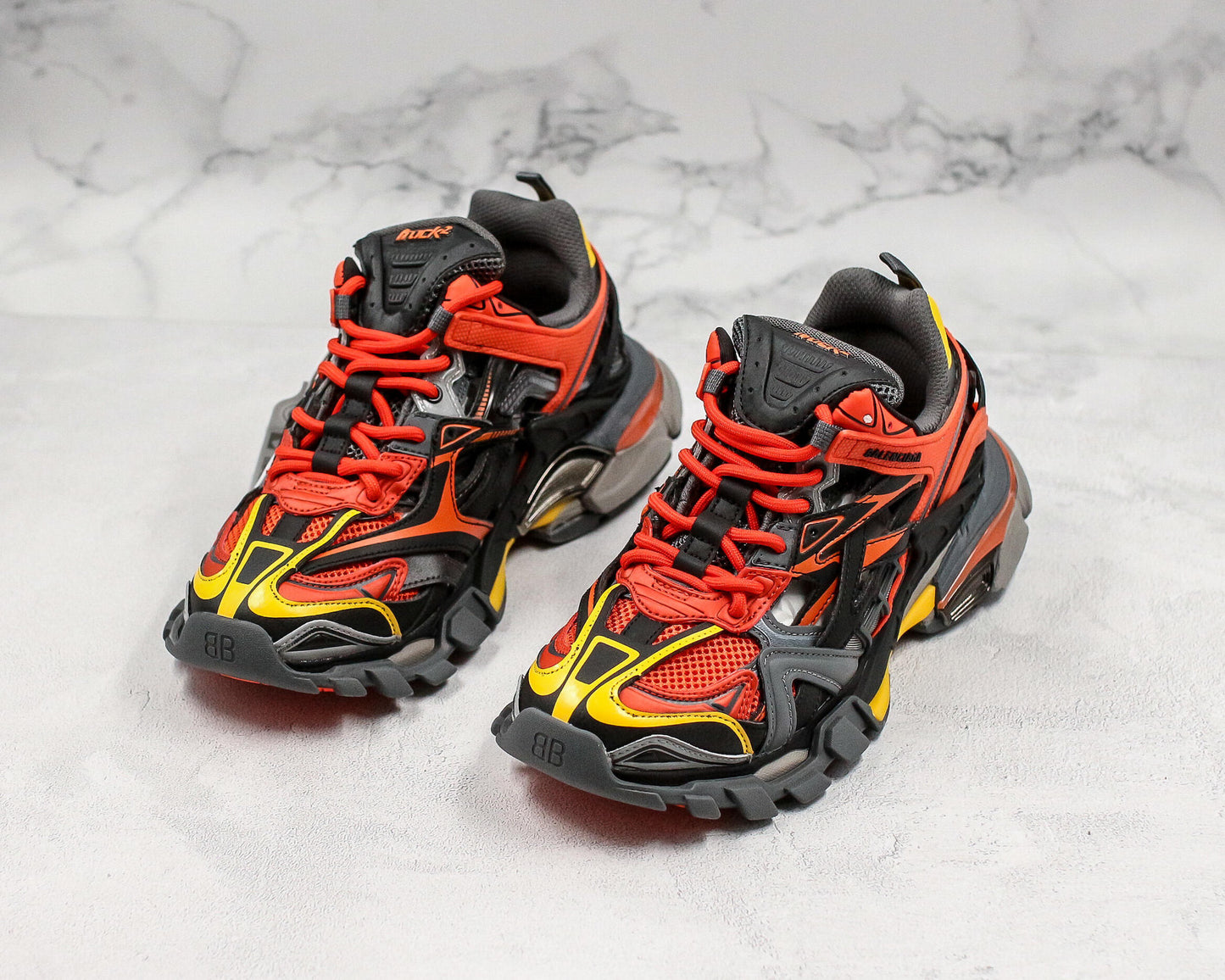 Balenciaga Track 2.0 "Black-Orange"