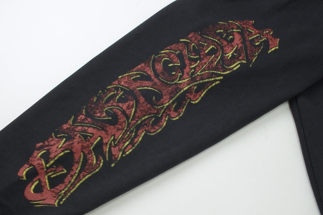 Balenciaga Zip-Up Hoodie "Black-Red"