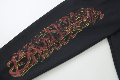 Balenciaga Zip-Up Hoodie "Black-Red"