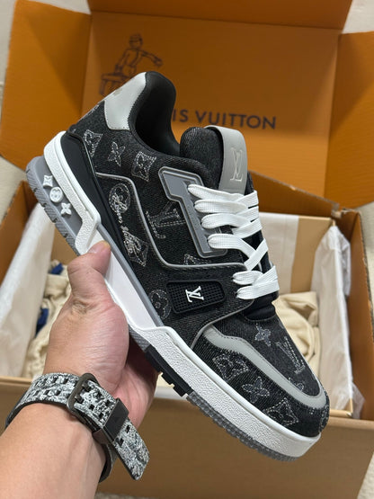 Louis Vuitton LV Trainers "Grey-Black Denim"