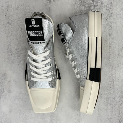 Rick Owens x Converse TURBODRK Low "Silver"