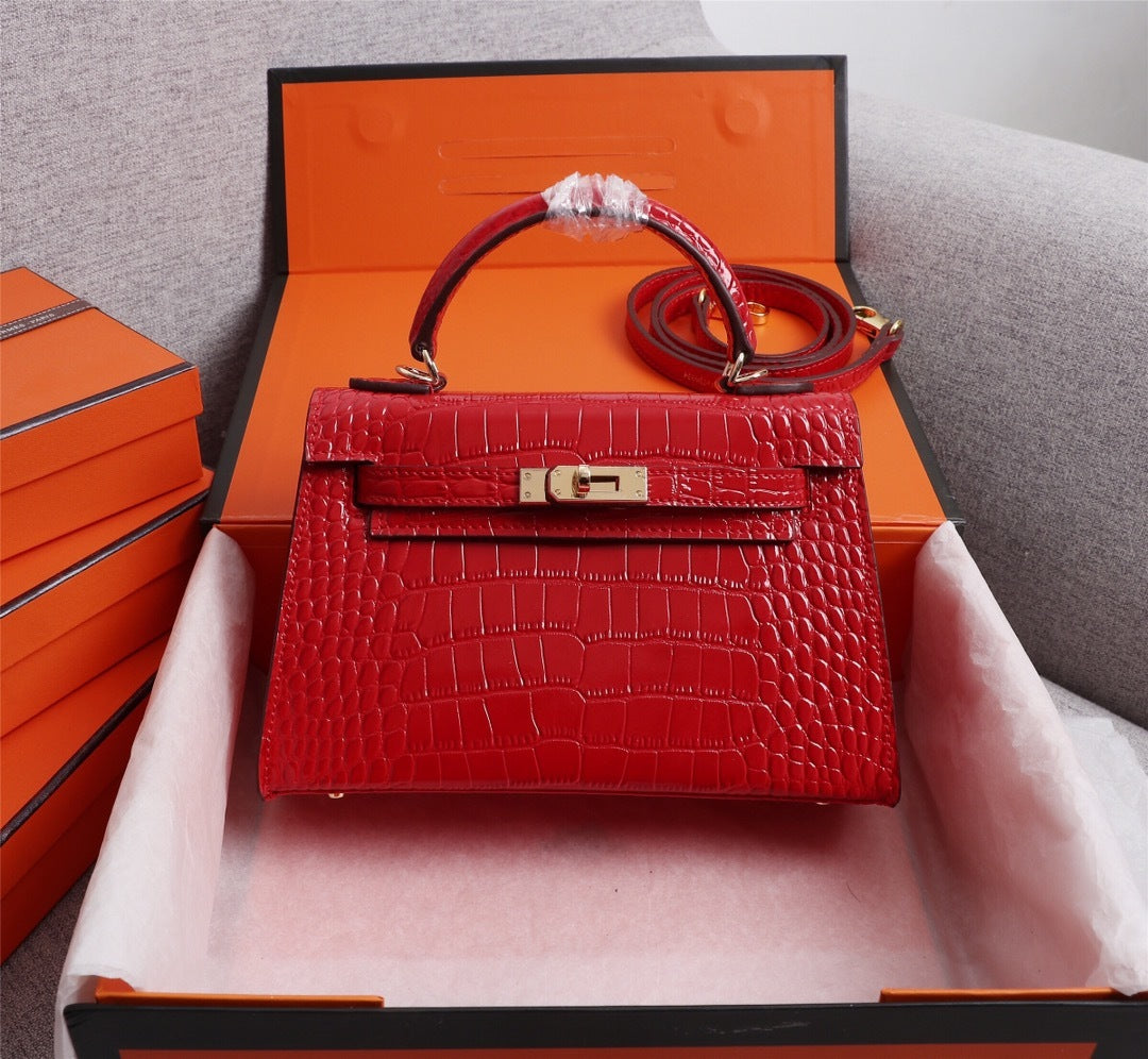 Hermès Aligator Leather Mini Kelly 20