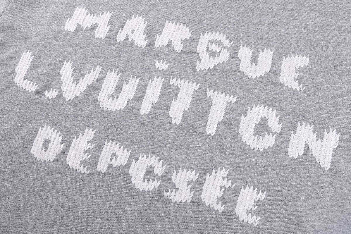 Louis Vuitton Embroidered Signature Sweatshirt "Grey"