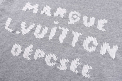 Louis Vuitton Embroidered Signature Sweatshirt "Grey"