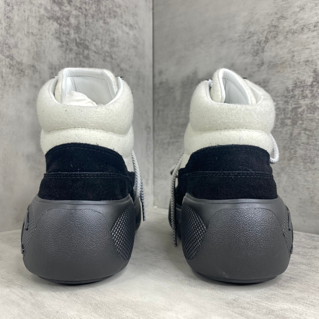 Chanel Snow Boots "Black-White Suede"