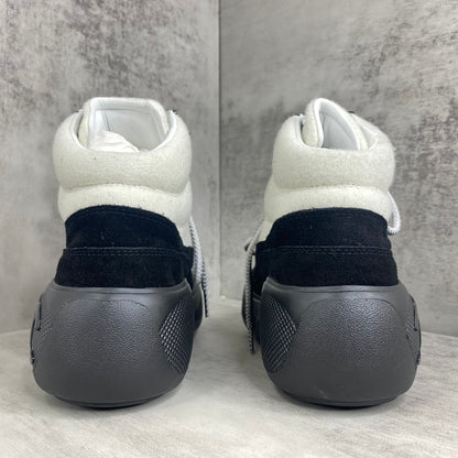 Chanel Snow Boots "Black-White Suede"