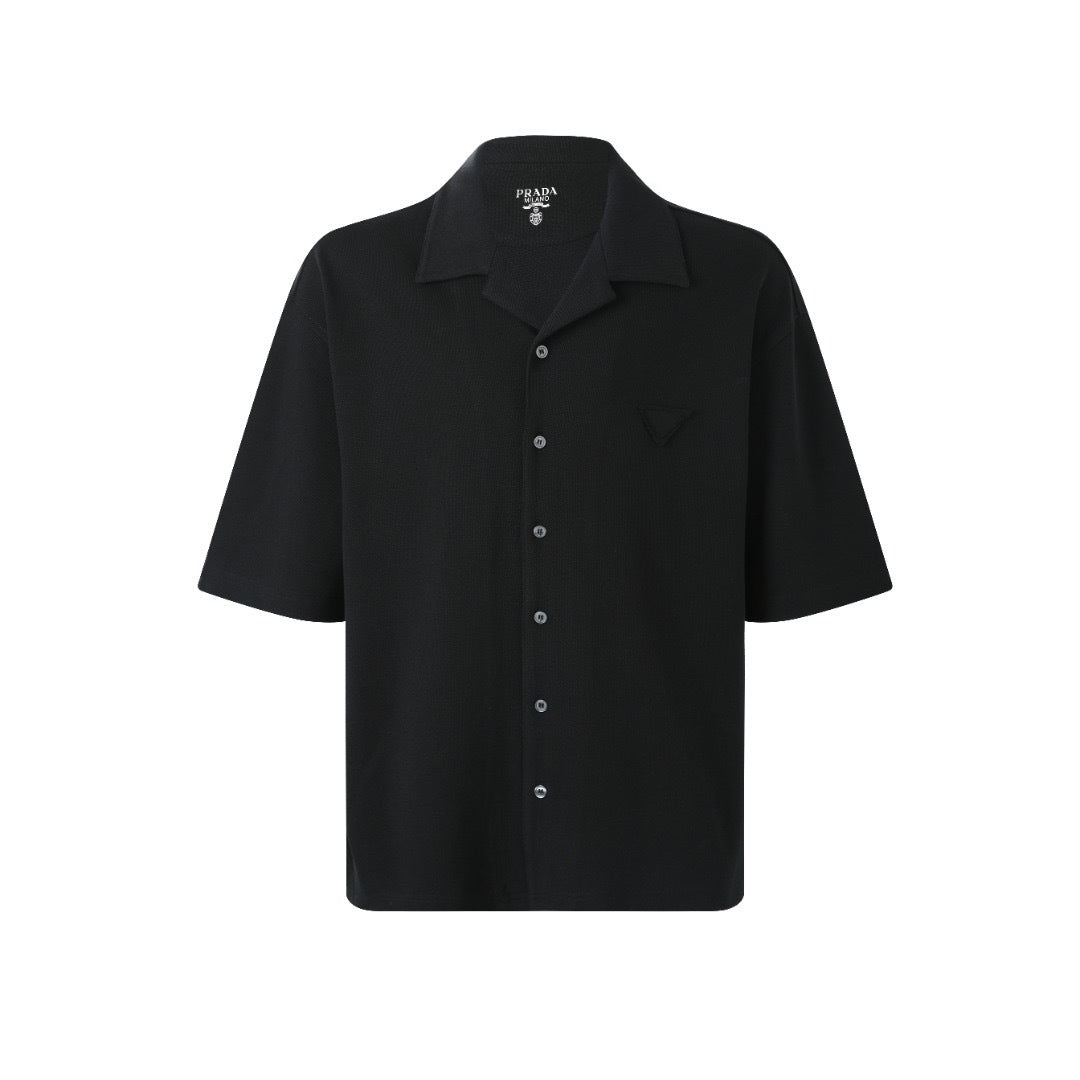 Prada Piqué T-Shirt "Black"