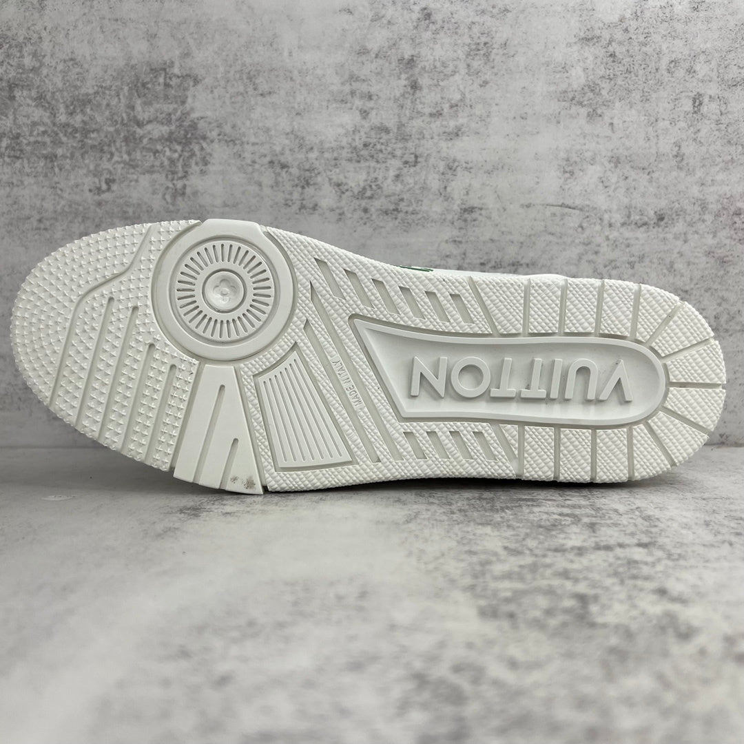 Louis Vuitton Trainers "White-Green Recycled"