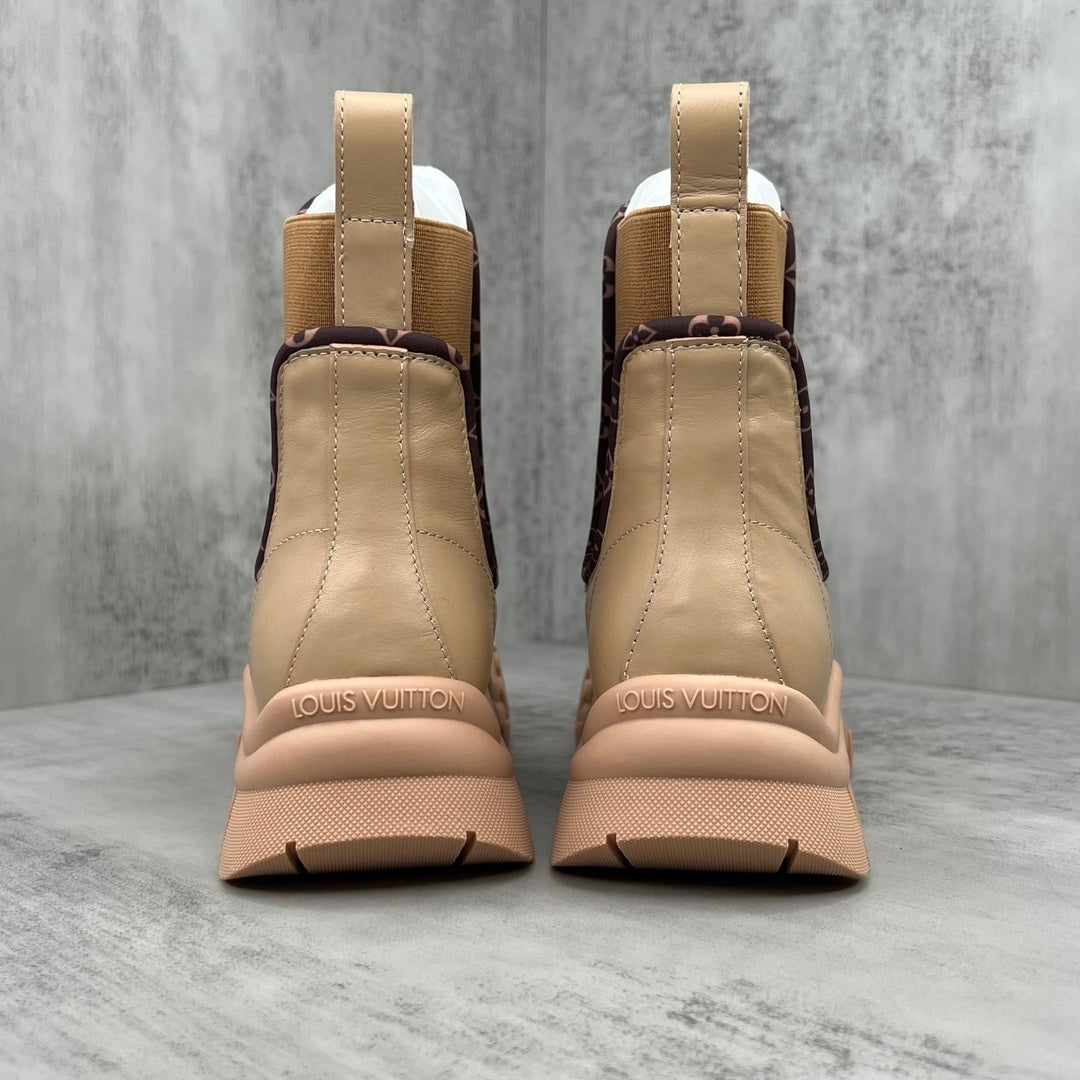 Louis Vuitton Ruby Ankle Boots "Beige"