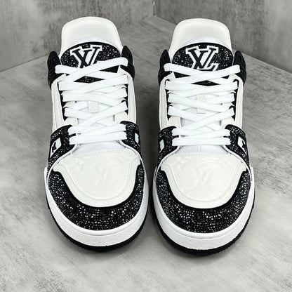 Louis Vuitton Trainers "Black-White" Crystals