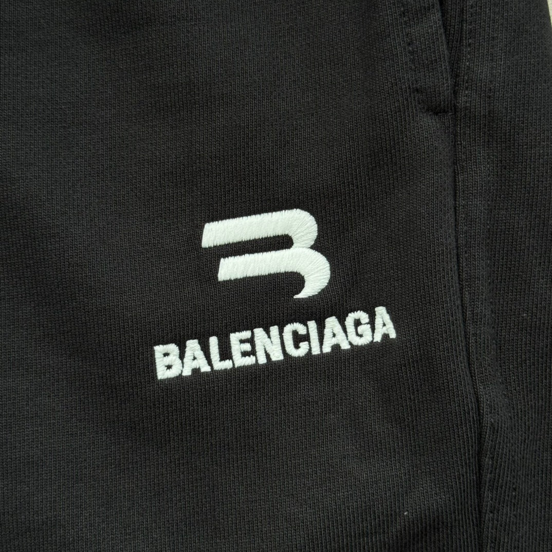 Balenicaga Double Waist Shorts "Black"