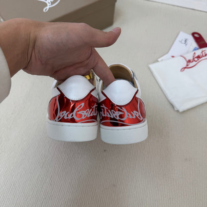 Christian Louboutin Fun Louise Junior "White-Red"