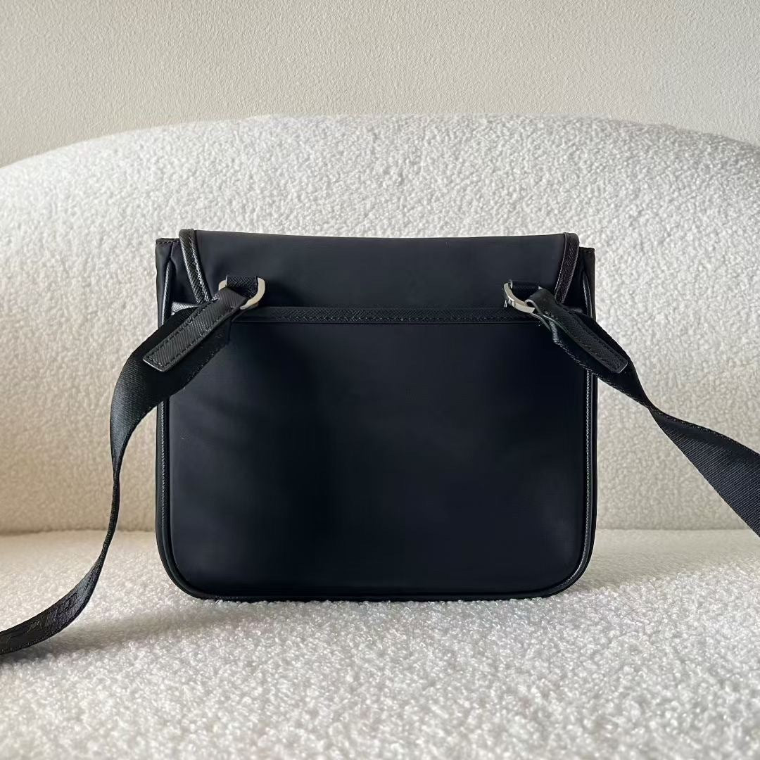 Prada Re-Nylon and Saffiano Leather Shoulder Bag