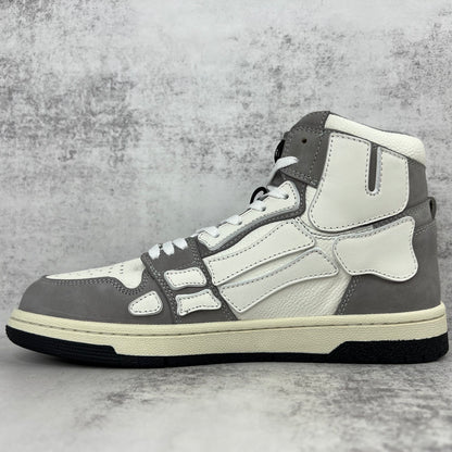 Amiri Skel Top High "White-Grey"