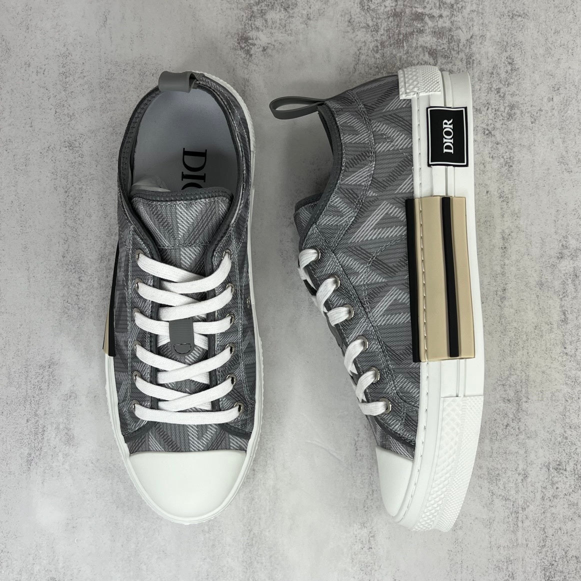 Dior B23 Low "Grey CD Diamonds"