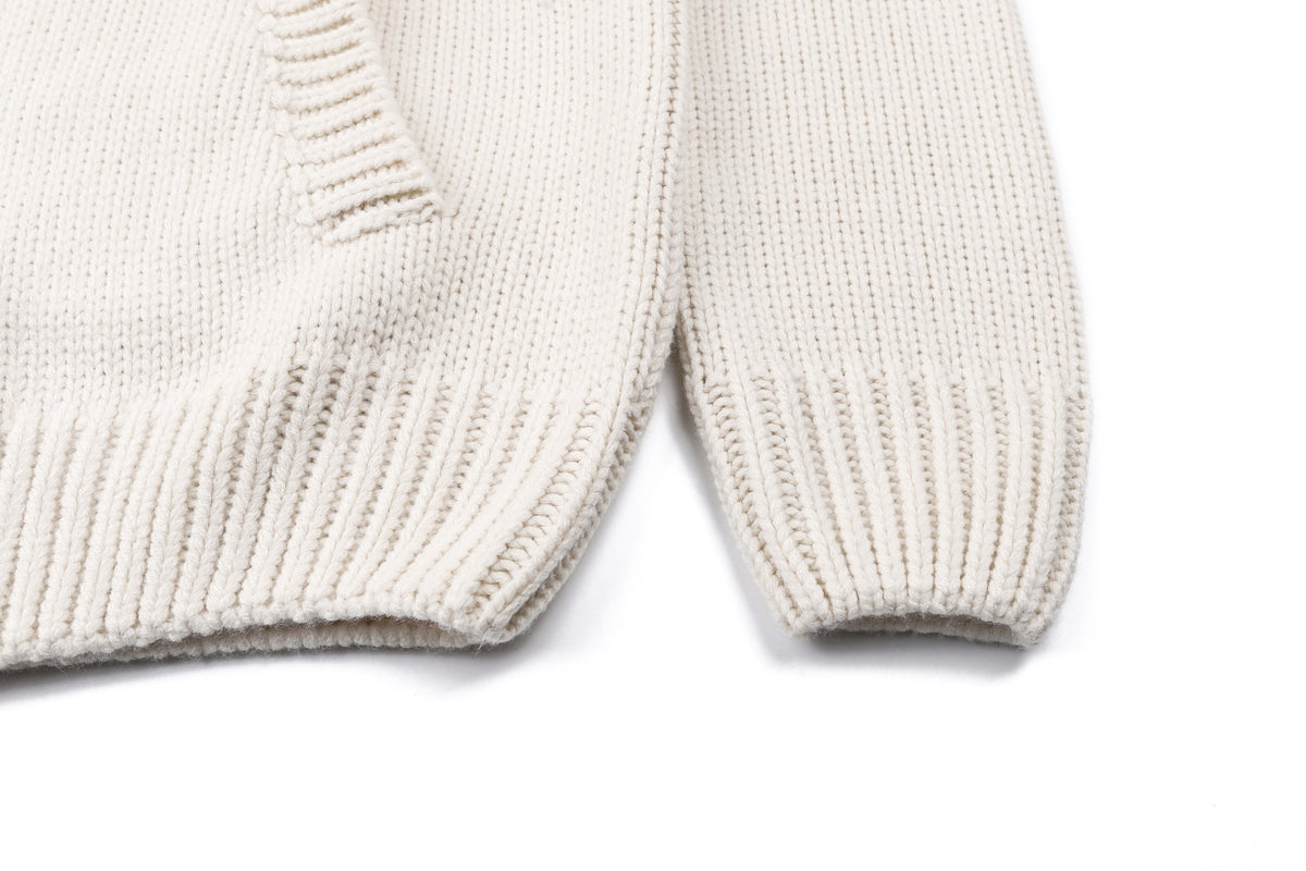 Louis Vuitton Zipped Intarsia Track Top "Milky White"