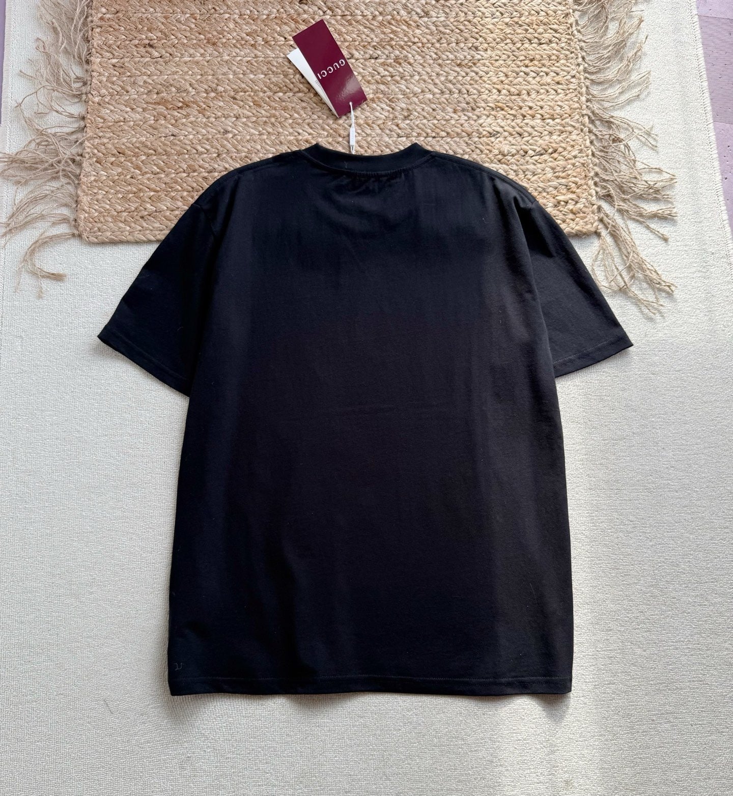 Gucci Cotton Jersey T-Shirt with Print "Black"