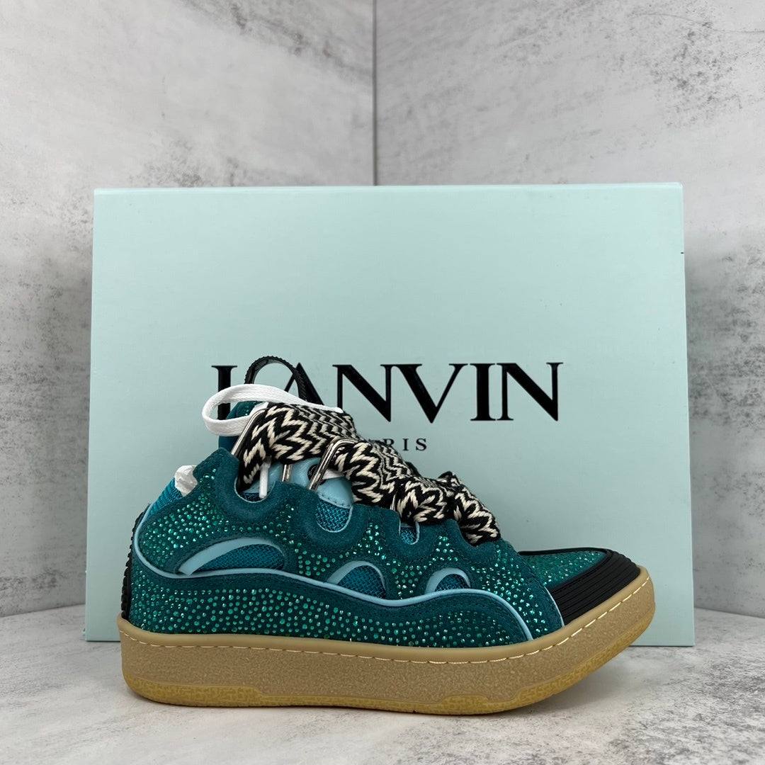Lanvin Curb "Blue" Crystal